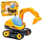 Escavadeira Infantil Mamute PC Articulada - Brinquedo De Esteira Com Braço Móvel Para Brincar Na Terra - Usual