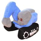 Escavadeira macia de desenho animado Plush Toy Doll recheada com rosto sorridente