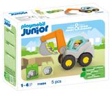 Escavadeira Toy Playmobil Junior com figuras e blocos Escavadeira Toy Playmobil Junior com figuras e blocos