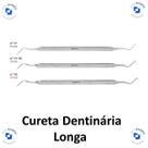 Escavador de Dentina Duplo Longo (Colher de Dentina) Oitavado - Golgran