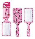 Escobel - Escova Almofadada Quadrada Hello Kitty Ref:11200 Rosa Escobel - Escova Almofadada Quadrada Hello Kitty Ref:11200 Rosa