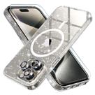 Escolha de capa para iPhone 15 Pro Max Magnetic Glitter Clear