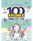 Escolha seu tema - livro 100 páginas para colorir disney - para meninas
