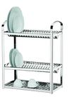 Escorredor de aço inox 40 pratos