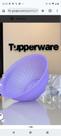 Escorredor de arroz vermelho Tupperware original