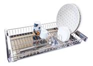 Escorredor De Embutir 77cm Inox Com Trilhos Jomer 3077 Escorredor De Embutir 77cm Inox Com Trilhos Jomer 3077