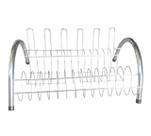 ESCORREDOR DE LOUÇA AÇO CROMADO COM SUPORTE PARA 6 COPOS 37x17x43,5CM 1/123