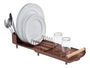 Escorredor de Louça Compacto Plástico Moderno com Bandeja Coletora