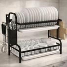 Escorredor de Louça Completo Aço Carbono Organizador Escorredor de Pratos Inox, Suporte para Talheres, Copos, Tábuas, Facas Bandeja Coletora dagua