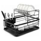 Escorredor de Louça Copo Prato Talheres Tigela Utensilios Cozinha Pia Bancada Mesa Limpeza Resistente Organizaçao