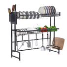Escorredor de Louça Cozinha Retrátil Aço 60kg Suporte Pratos Facas Talheres ON-SM006