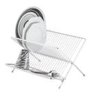 Escorredor de Louça em X Laminado Cromado 20 Pratos Secador Organização Cozinha Escorredor de Louça em X Laminado Cromado 20 Pratos Secador Organização Cozinha