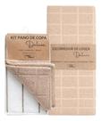 Escorredor de Louça Jolitex Deluxe 38cm x 51cm Bege - Alta Resistência e Design Inteligente