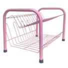 Escorredor De Louças 13 Pratos 5 Copos Design Moderno Rosa