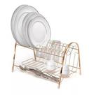 Escorredor De Louças Arthi Max Duplo Rose Gold