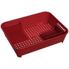 Escorredor de Louças Basic Vermelho Bold - 10848/0465 - COZA Escorredor de Louças Basic Vermelho Bold - 10848/0465 - COZA