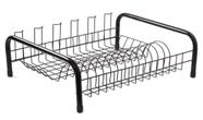 Escorredor de louças Cama 13 Pratos Preto - FIVER