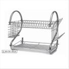 Escorredor de Louças com Porta Copos e Talheres de Metal Escorredor de Louças com Porta Copos e Talheres de Metal