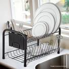 Escorredor de Louças Duplo com Porta Copos e Porta Talheres Black 2595 - Arthi Escorredor de Louças Duplo com Porta Copos e Porta Talheres Black 2595 - Arthi