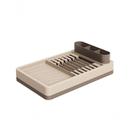 Escorredor De Louças Flat 42 X 26 X 10 Cm Warm Gray E Light Gray Coza