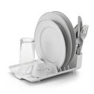 Escorredor de Louças Flat Pia Seca 4 Pratos Branco 1280 - Dasplast