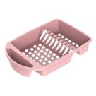 Escorredor de Louças Para Pratos, Copos E Talheres Cor Rosa