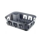 Escorredor de Louças Plástico Cinza 38cm Plasvale