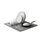 Escorredor de Louças Tapete de Microfibra Absorvente Antiderrapante e Secagem Rápida 50x38cm