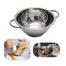 Escorredor de Massas em Aço Inox Pequeno 20cm Cozinha Lyor Premium
