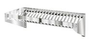 Escorredor De Parede Fixo 20 Pratos Em Aço Inox - Dinox - EPF-002