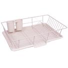 Escorredor de Pratos Sweet Home Collection Rosa - Conjunto