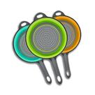 Escorredor De Silicone Dobravel Alimentos Macarrão 3x19x34cm