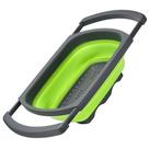 Escorredor De Silicone Dobrável Retrátil Retangular P/ Macarrão