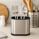 Escorredor de Talheres Organizador de Facas Utensílios de Cozinha em Aço Inoxidável Escorredor de Talheres Organizador de Facas Utensílios de Cozinha em Aço Inoxidável