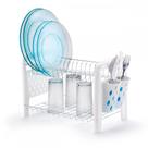 Escorredor Desmontavel Duplo Com Porta Talheres Smart Arthi Branco - 1052