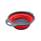 Escorredor Dobrável de Cozinha 24cm Retrátil para Lavar e Escorrer Alimentos