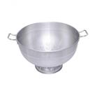 Escorredor E Macarrão Grande De Aluminio 40cm Industrial Com Pé