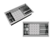 Escorredor Embutido Equipado Inox Calha Úmida Basic 3 Módulos 43cm Escorredor Embutido Equipado Inox Calha Úmida Basic 3 Módulos 43cm