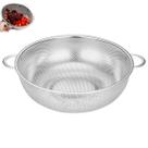 Escorredor Inox Macarrao Massas Legume Fruta Verdura Multiuso Cozinha Versatil Higienico Escorredor Inox Macarrao Massas Legume Fruta Verdura Multiuso Cozinha Versatil Higienico