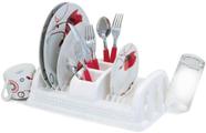 Escorredor louça rattan compacto branco 096 nitron