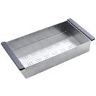 Escorredor Retangular Bolinha Inox P/cubas 50x40 Ou 60x40
