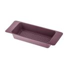 Escorredor Retangular Multiuso Rosa - Paramount 46,5x16,5x8