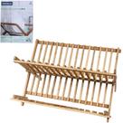 Escorredor secador de pratos copos de bambu grande para cozinha suporte prato copo decorativo suporte mesa posta Escorredor secador de pratos copos de bambu grande para cozinha suporte prato copo decorativo suporte mesa posta
