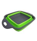 Escorredor Silicone Retangulo Retrátil Arroz Massa Legumes
