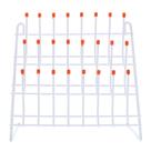 Escorredor VILLCASE Lab 24 Pegs Steel 30x17x12 cm