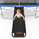 Escorregador com escada para trampolim jumpfly Universal 160x46 cm Laranja Escorregador com escada para trampolim jumpfly Universal 160x46 cm Laranja