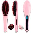 Escova 230c Alisadora Eletrica Visor Lcd Magic Hair Pink Bivolt