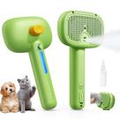 Escova a vapor para animais de estimação ROJECO 3 em 1 para cães e gatos com spray de névoa