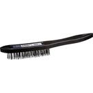 Escova Aco Atlas Plastica Com Cabo 3 Filas 1820/3 - Kit C/12