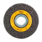 Escova Aço Carbono Circular Ondulada 6" x 1" Pequi